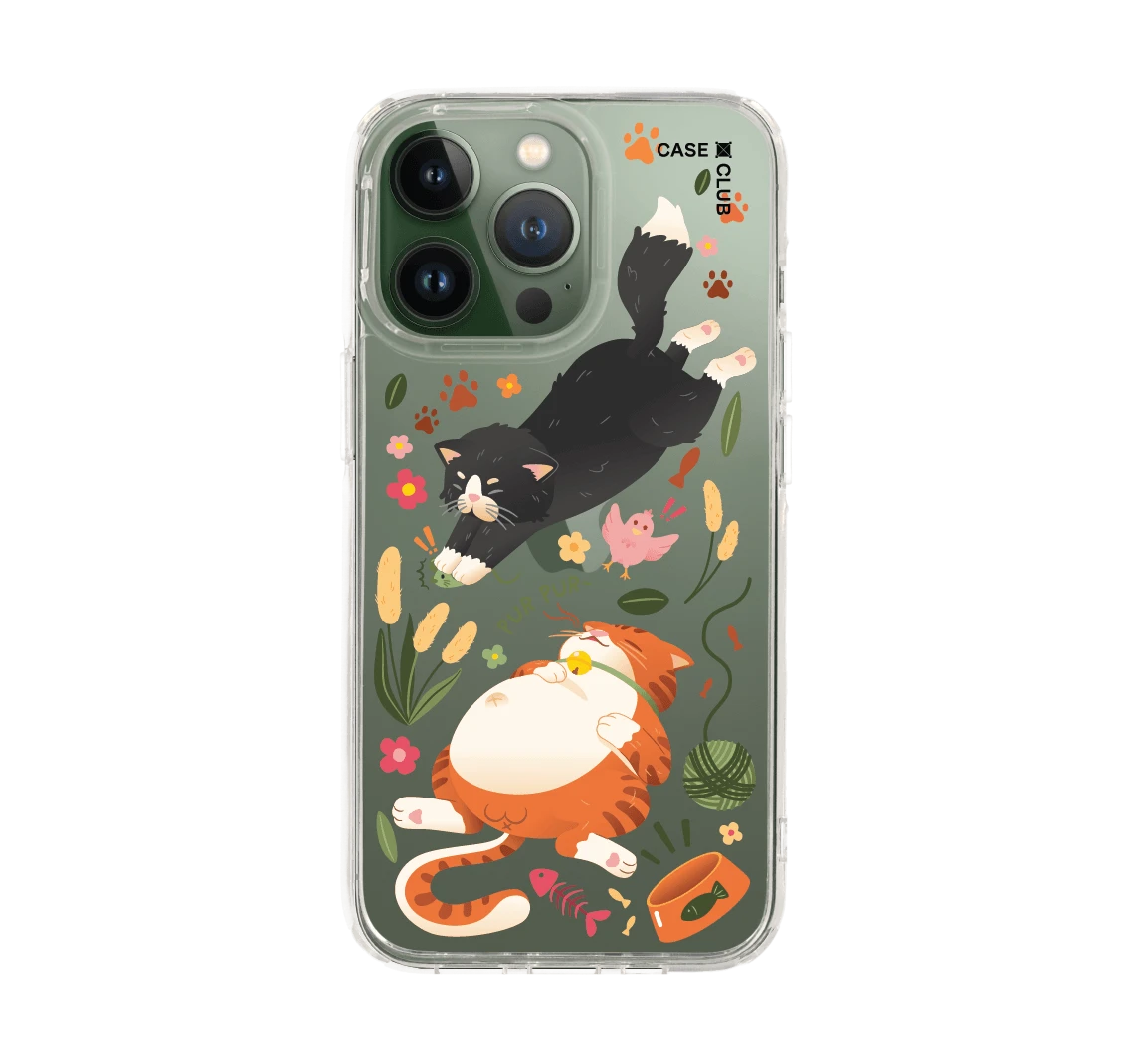 orange & black cat pattern